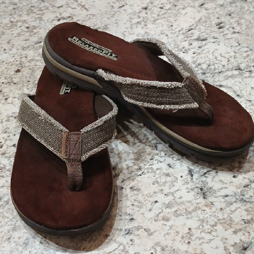 Skechers Relaxed Fit Memory Foam Mens Sandals..10